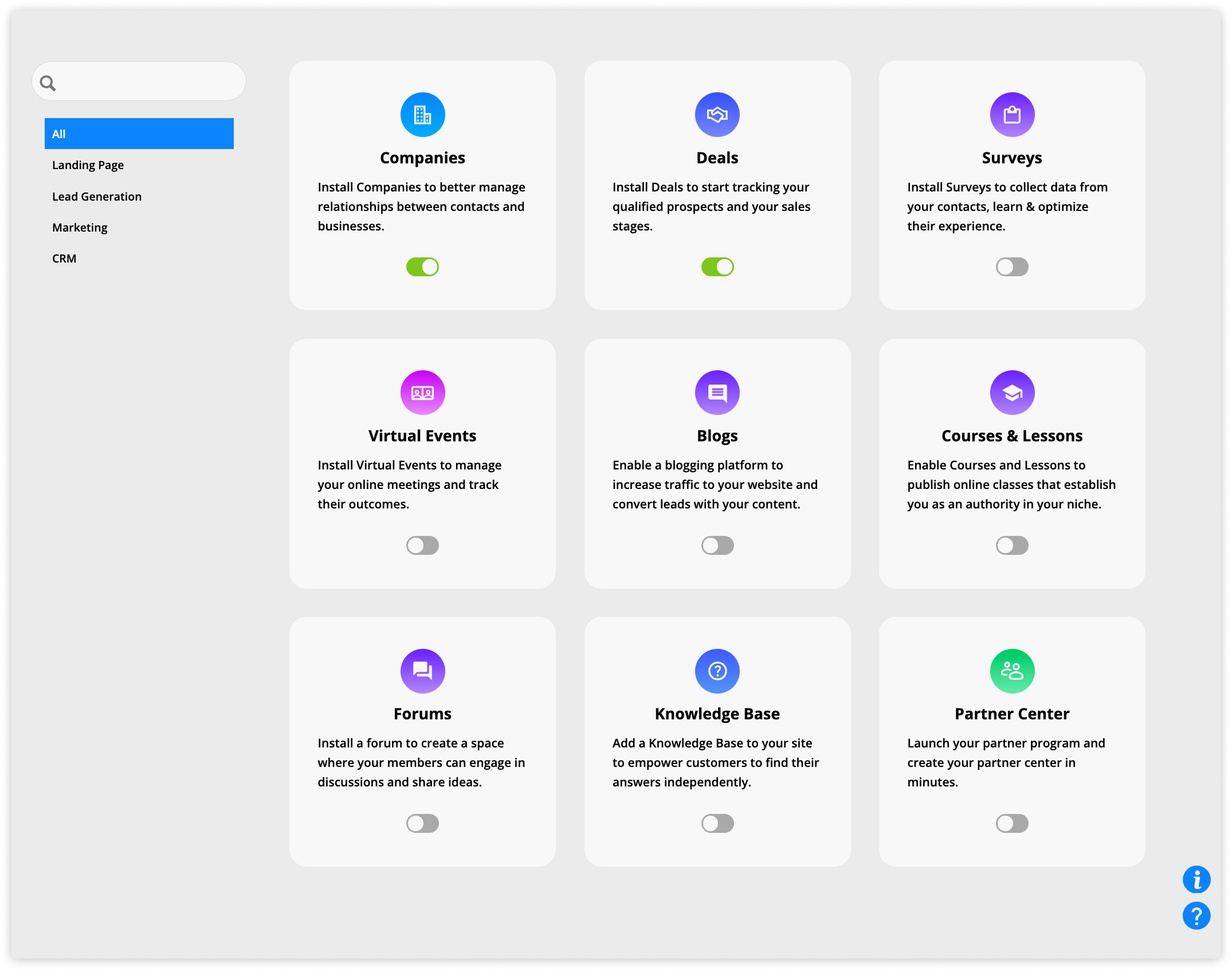 image of the apps marketplace