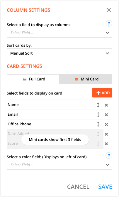 Card view example